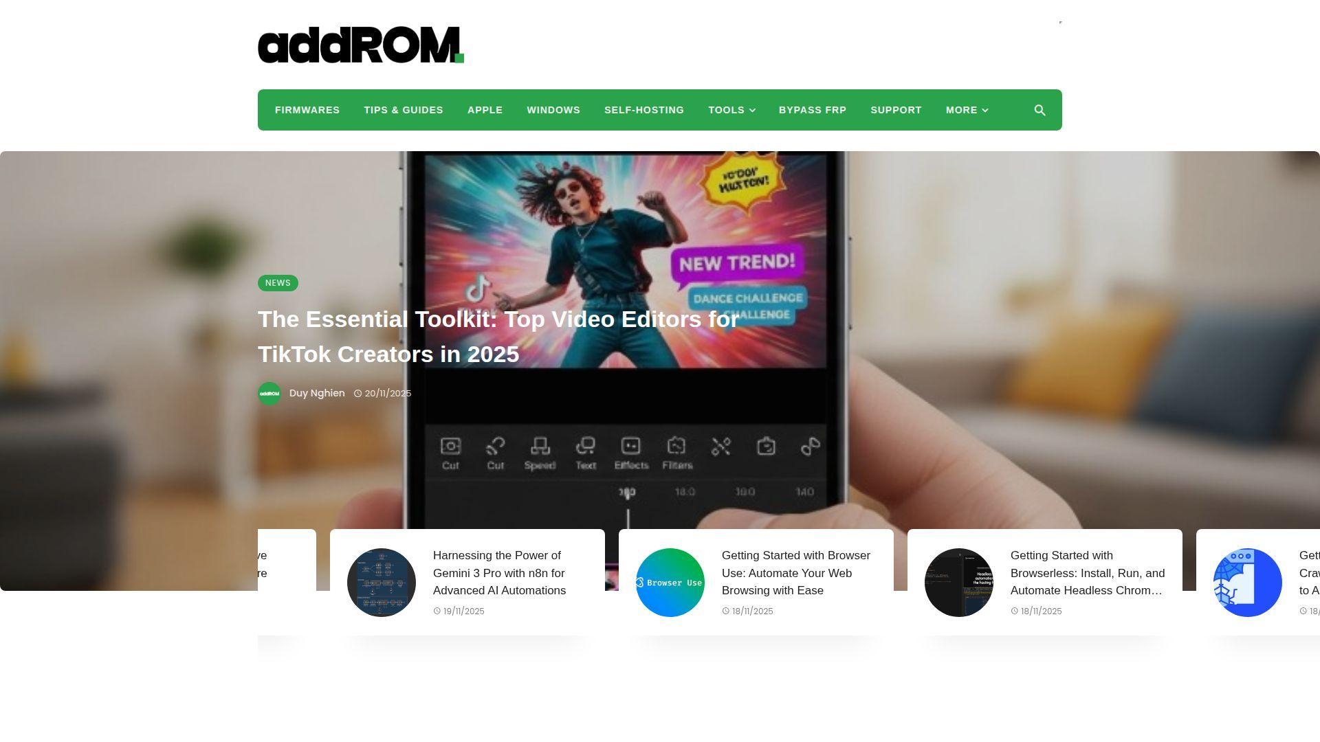 addrom.com