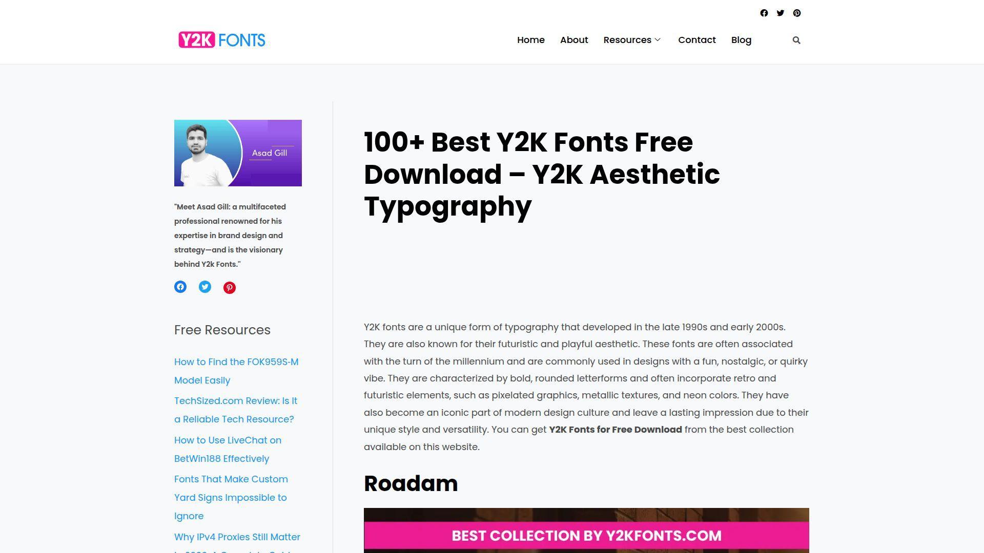 y2kfonts.com