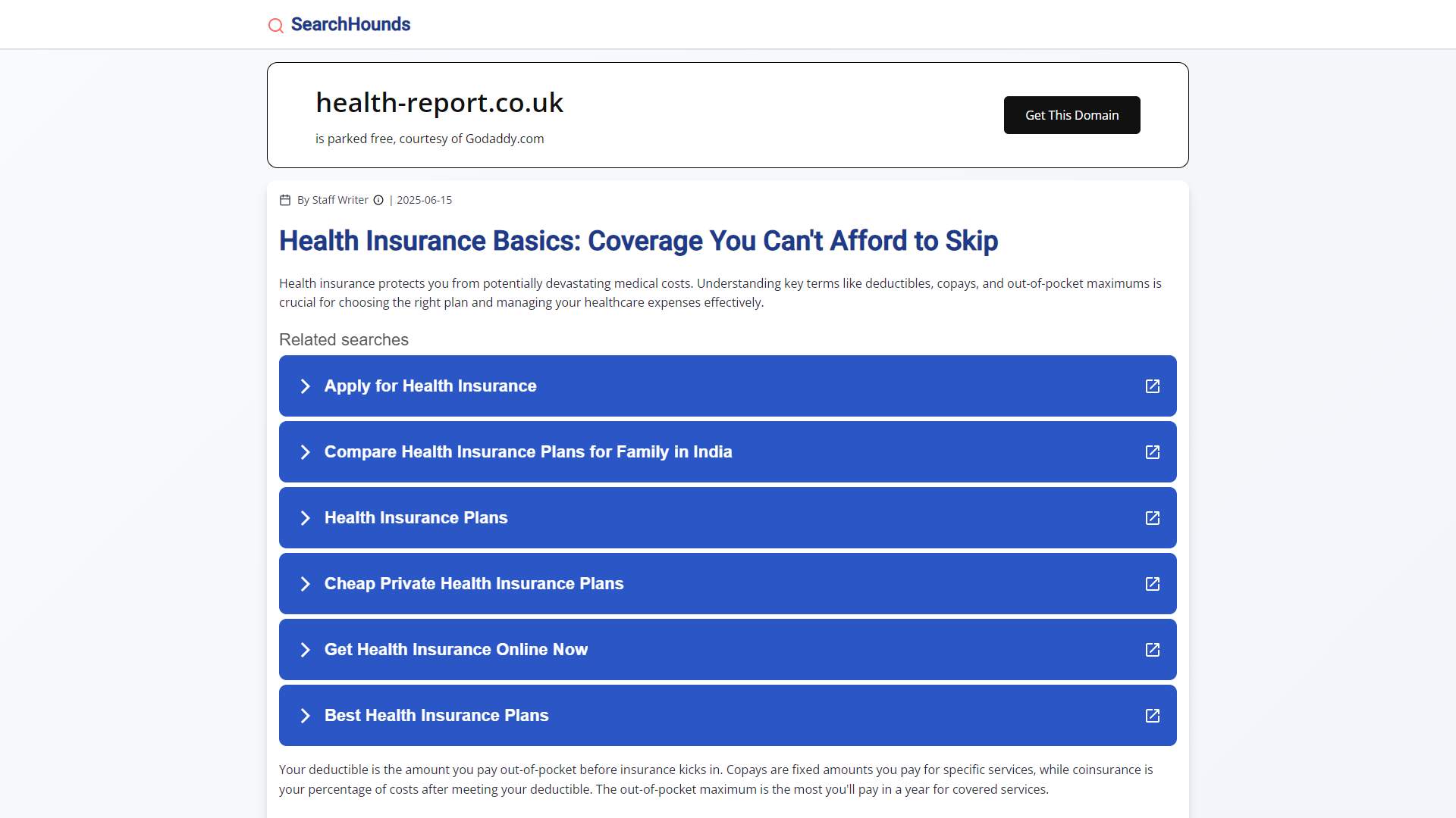 health-report.co.uk