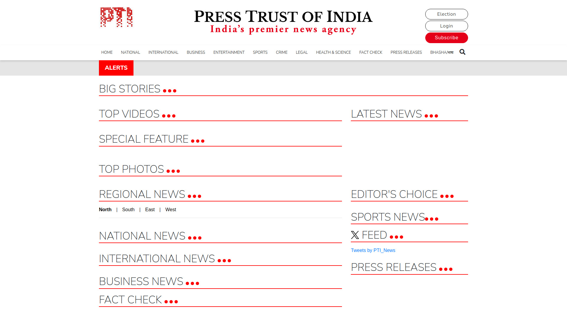 ptinews.com (Upto 100 Links)